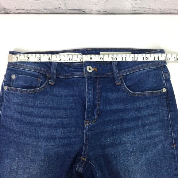 Pilcro and the Letterpress Women's Slim Boyfriend Medium Wash Cropped Jean 26 - Picture 15 of 15